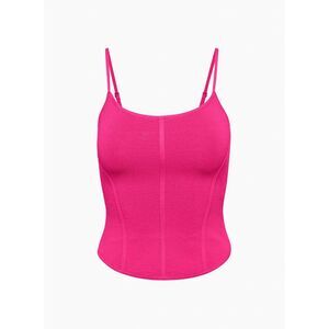 Aritzia Knit Bustier Camisole in Fuchsia Tank Top Casual Ballerina Core Size L